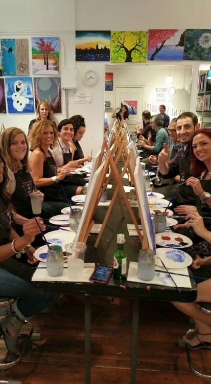 team-building-event-space-nyc-paint-sip-studio