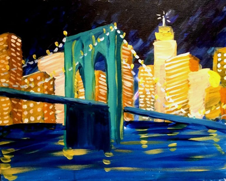 Brooklyn Bridge Paint & Sip Studio New York